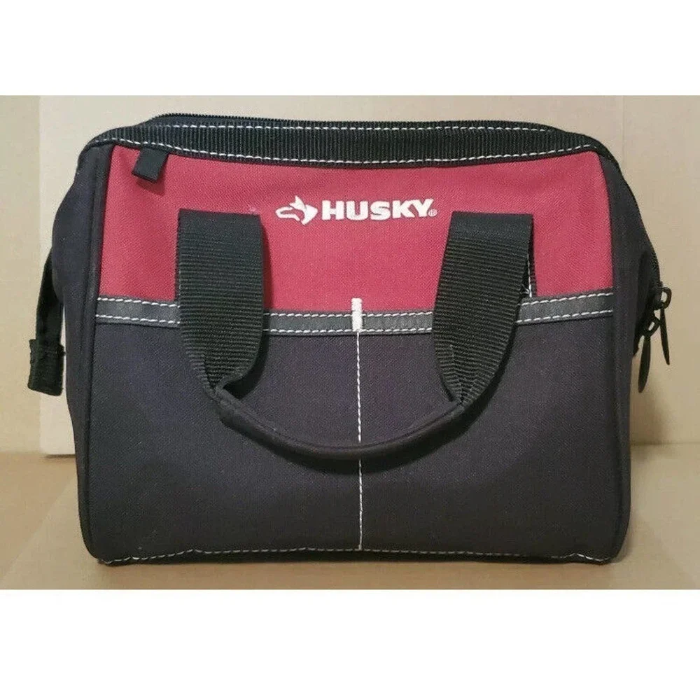 Husky Water Resistant Double Zipper Toolbag 4 Pockets 10